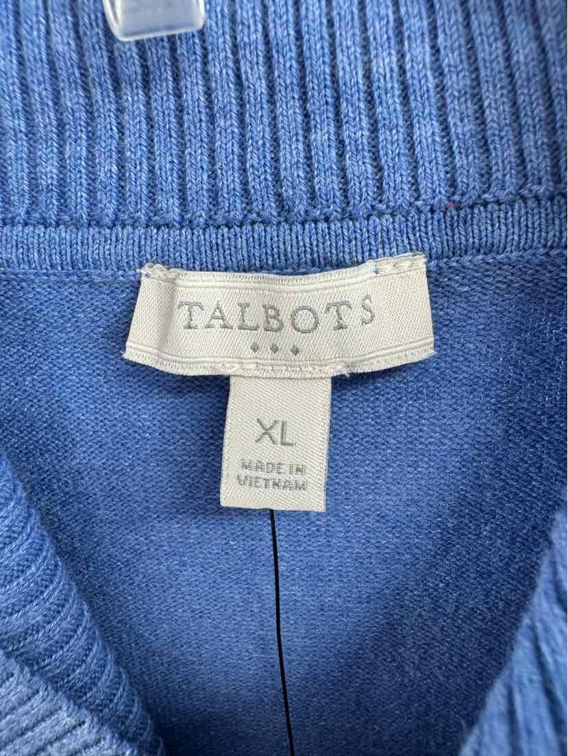 Size XL Talbots Blue Sweater