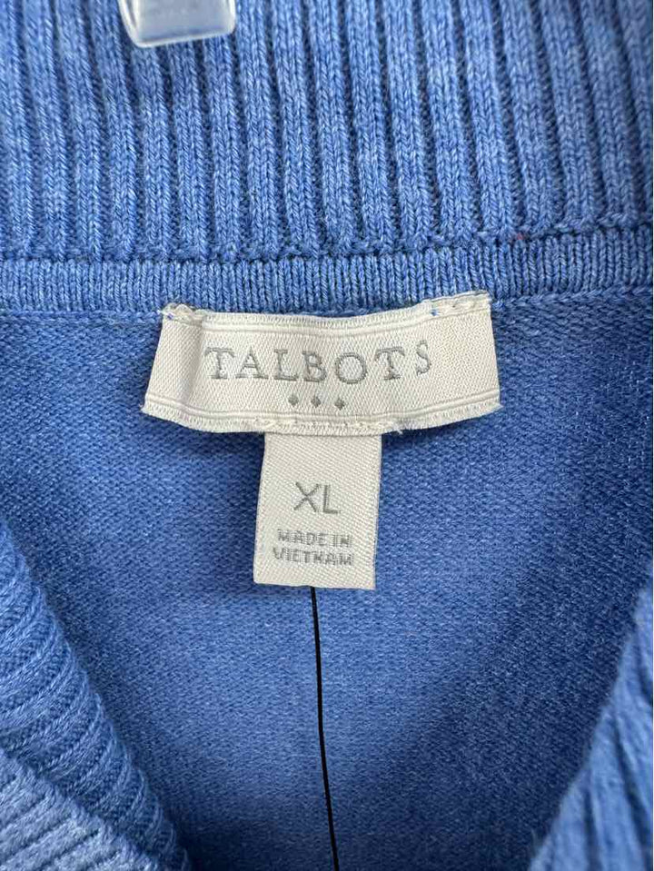 Size XL Talbots Blue Sweater