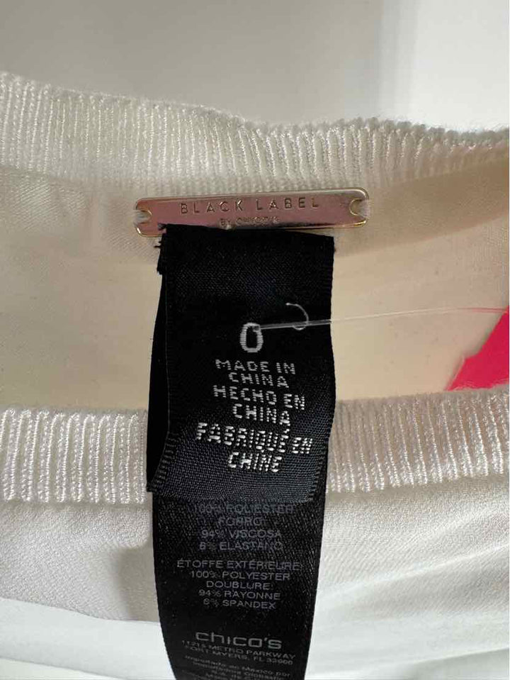 Size M Chico's Ivory Shirt
