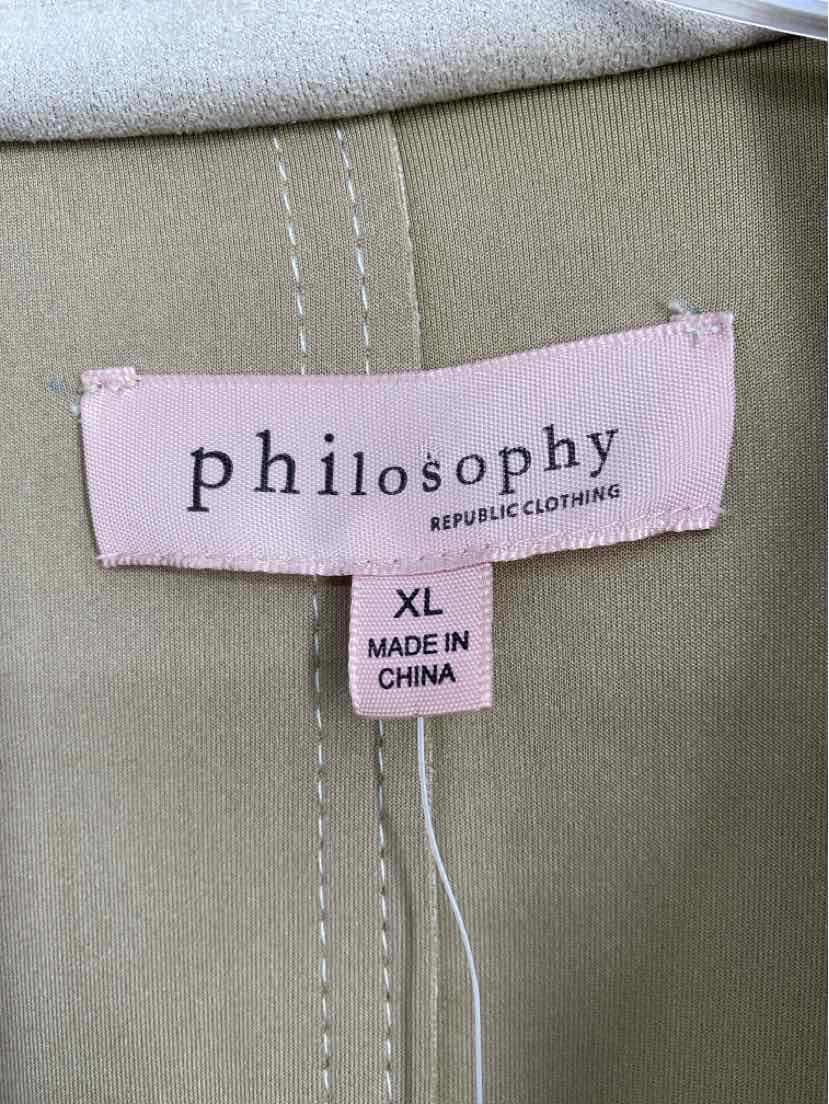 Size XL PHILOSPHY Tan Jacket