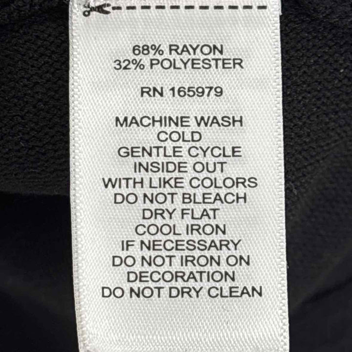 Size 2X SPENSE Black Shirt