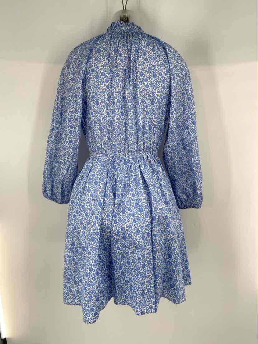 Size S J Crew Blue Print Dress