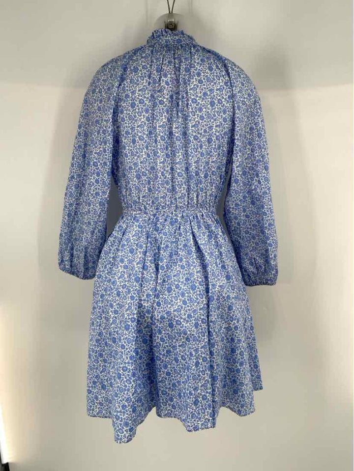 Size S J Crew Blue Print Dress