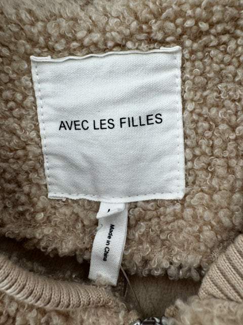 Size L ALVES LES FILLIES Tan Jacket