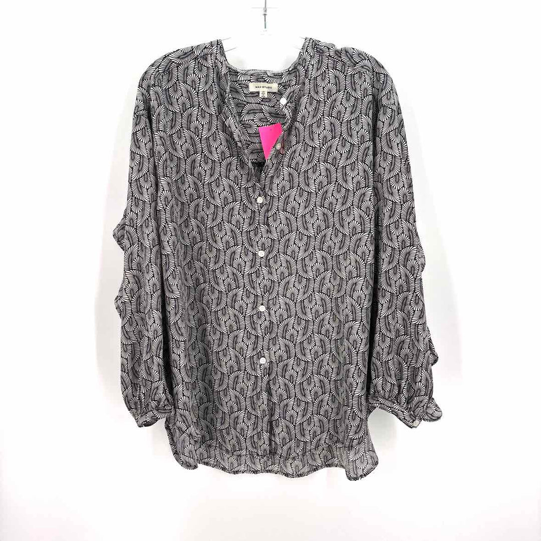 Size 2X MAX STUDIO Multi-Color Shirt