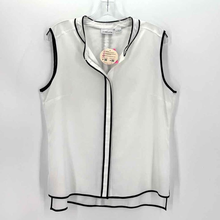 Size L LIZ CLAIBORNE White Shirt