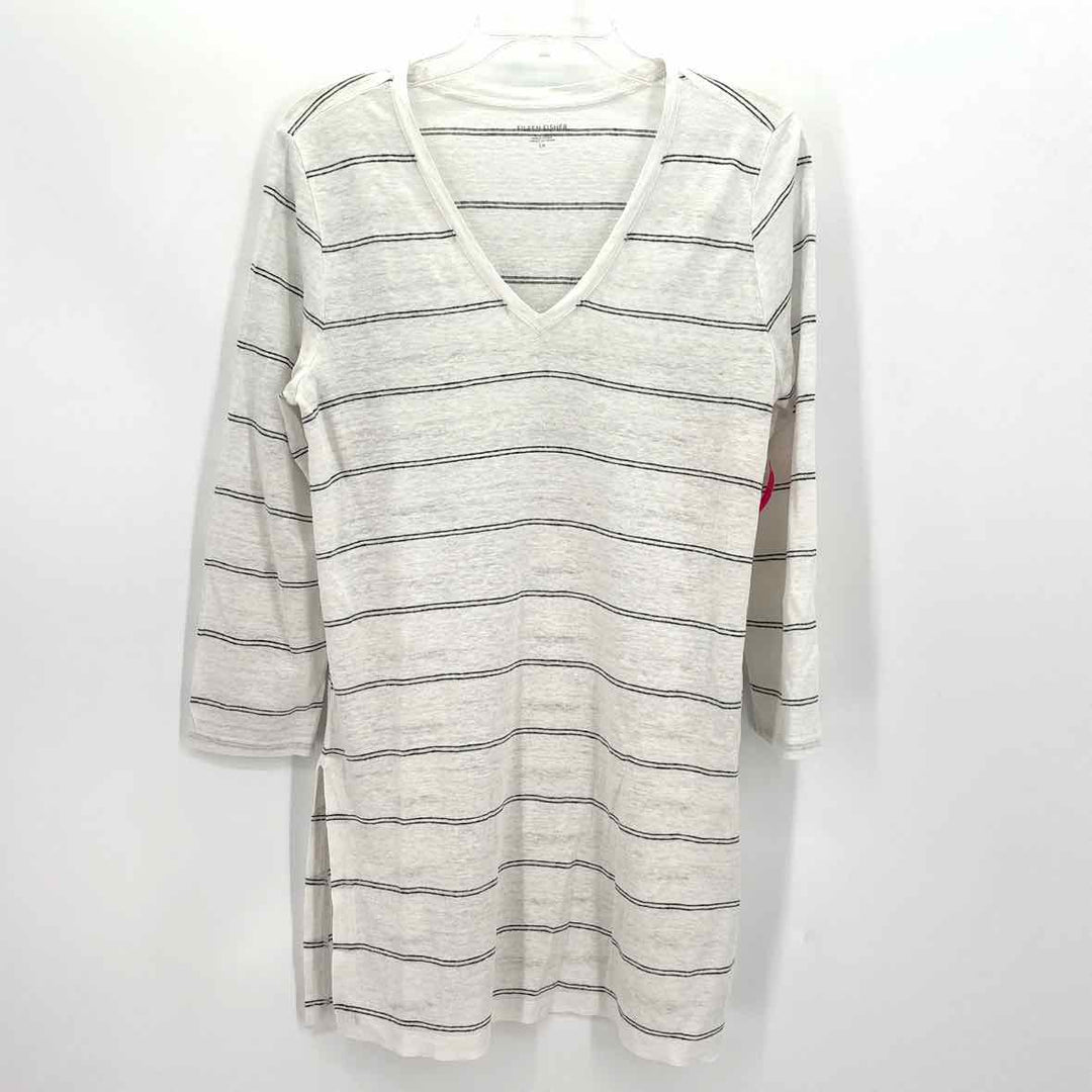 Size S Eileen Fisher White Linen Shirt