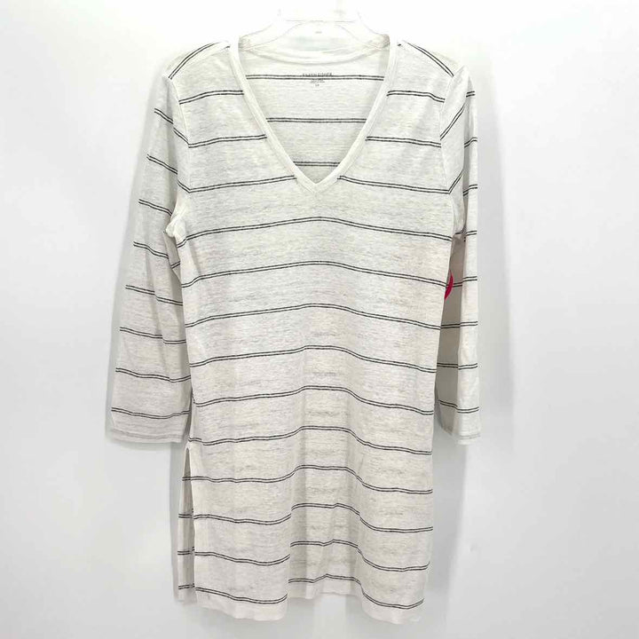 Size S Eileen Fisher White Linen Shirt