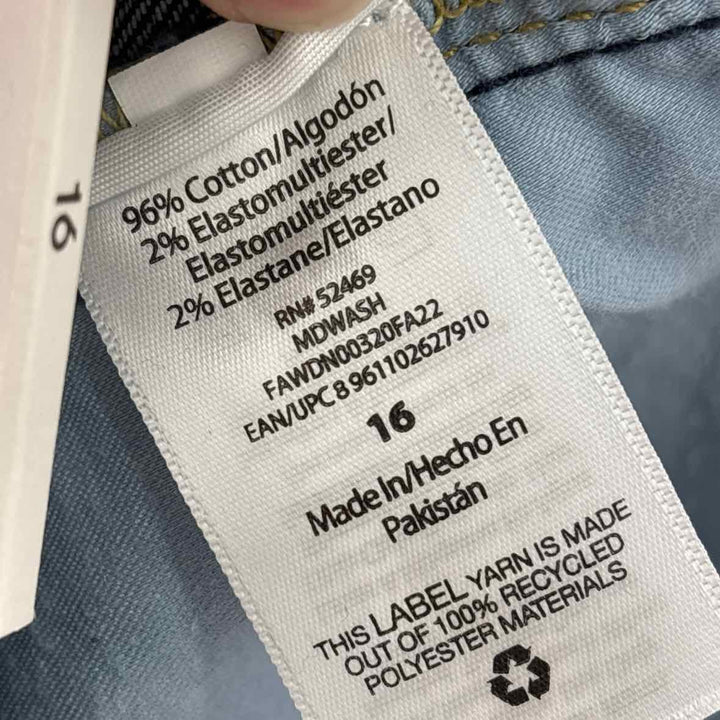 Size 16 FREE ASSEMBLY Blue Denim Jeans