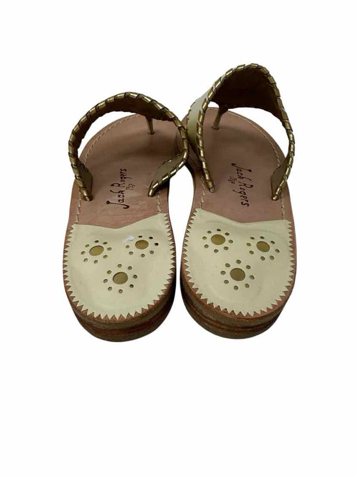 Shoe Size 7.5 Jack Rogers Cream Sandals