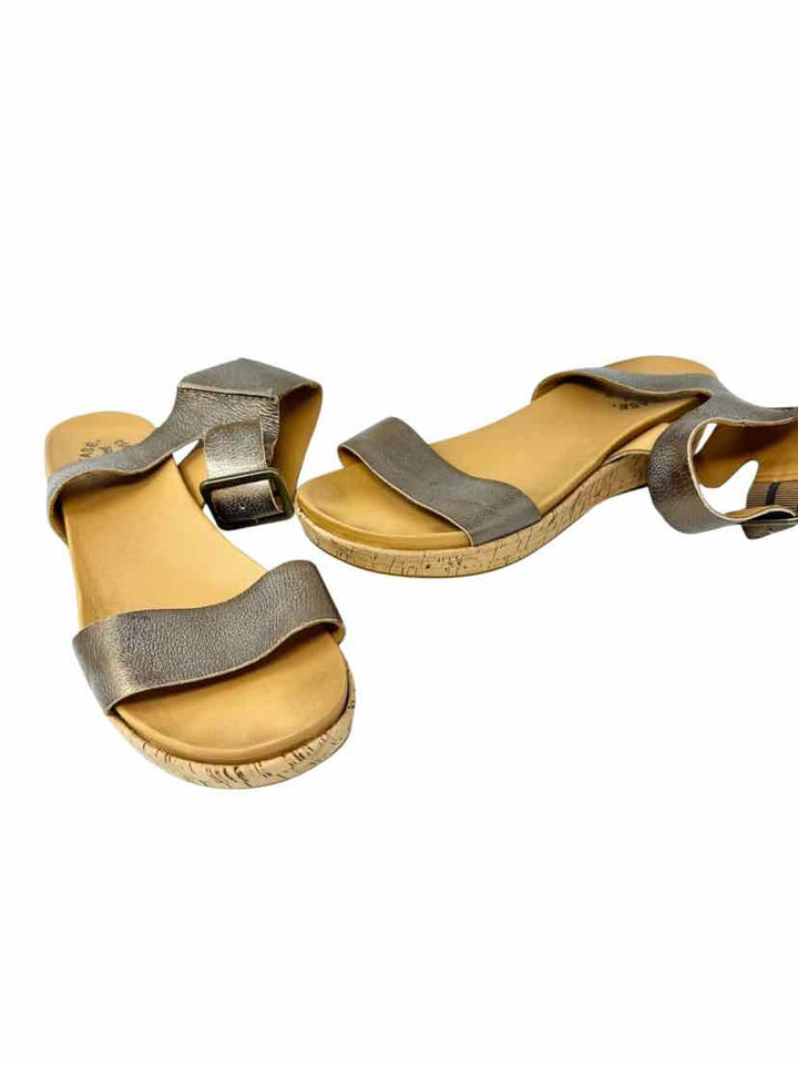 Shoe Size 10 KORK EASE Bronze Leather Sandals