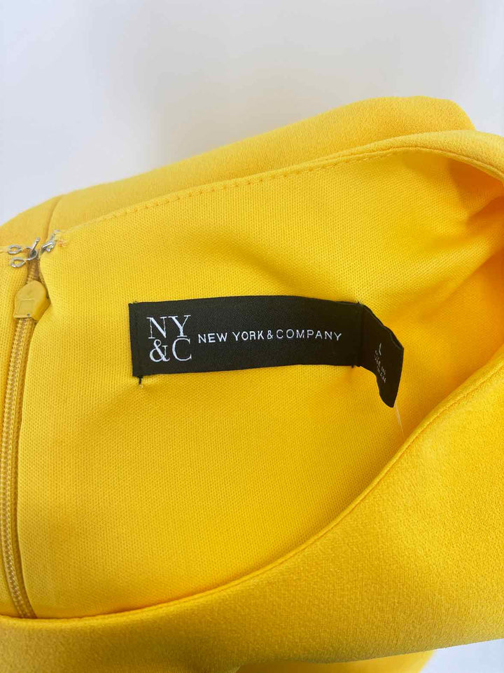 Size L NY & CO Yellow Dress