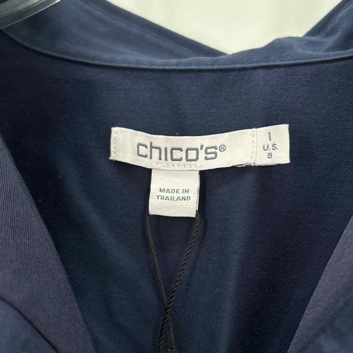 Size 8 Chico's Navy Shirt