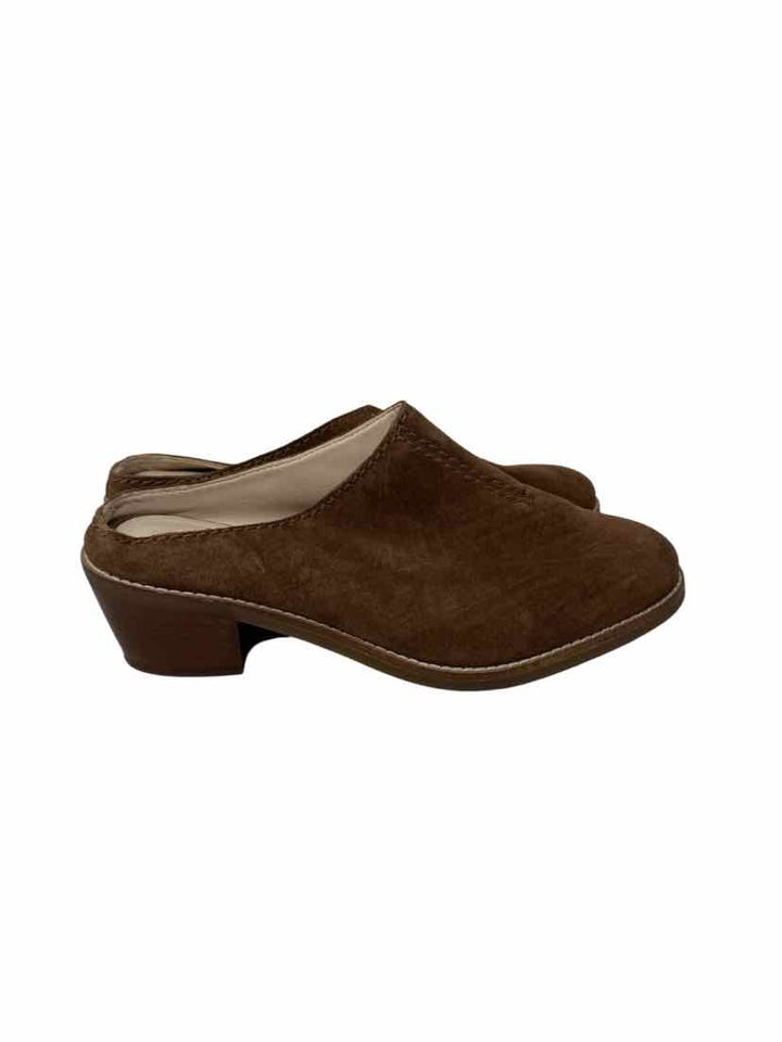 Shoe Size 8 Cole Haan Brown Suede Mules