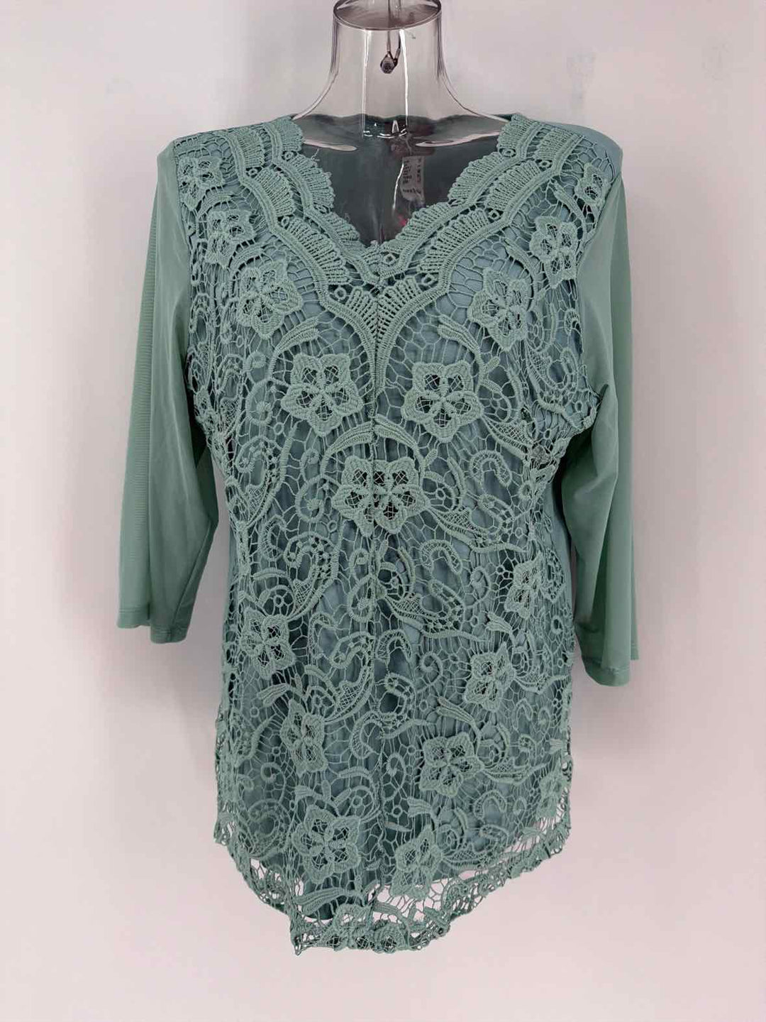 Size 12 Green Lace Shirt