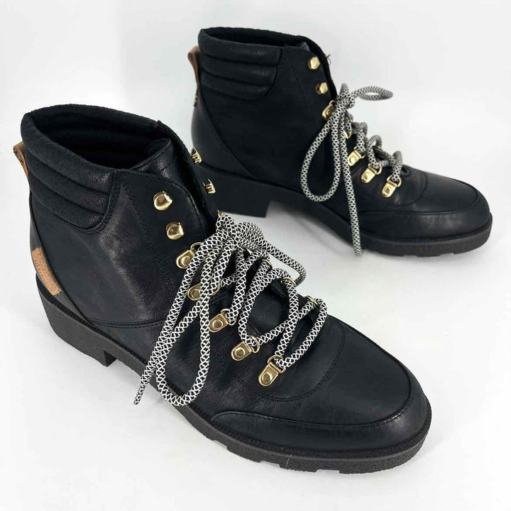 Shoe Size 10 dr scholls Black Leather Boots