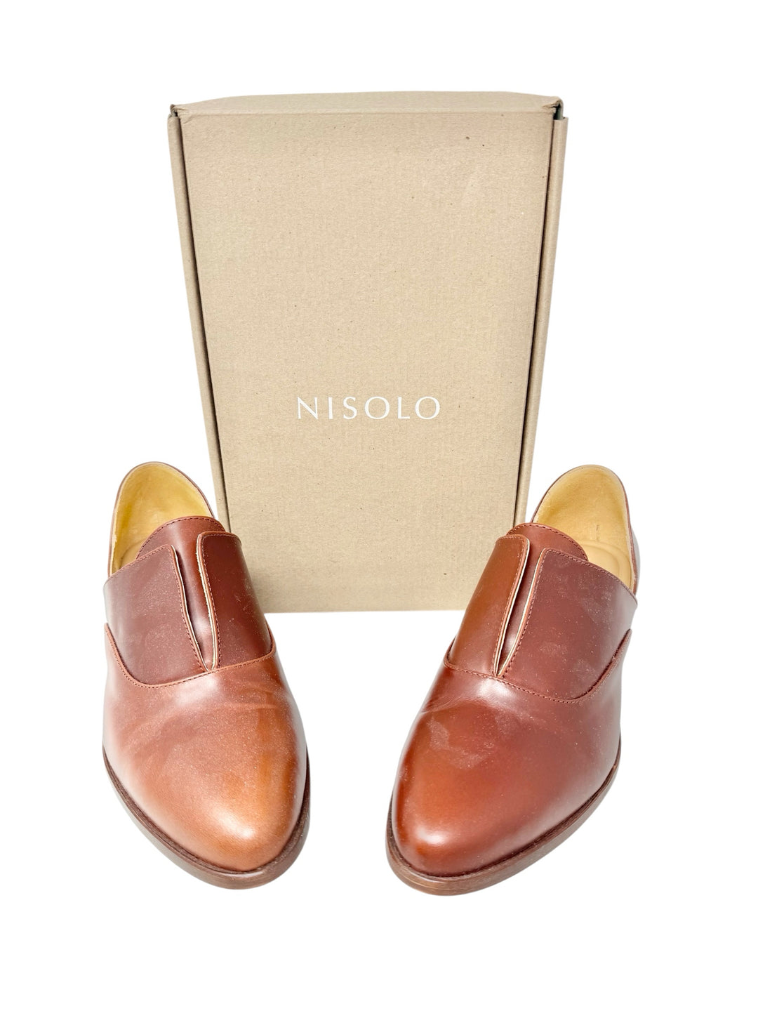 Shoe Size 10 Burgundy Leather Loafers