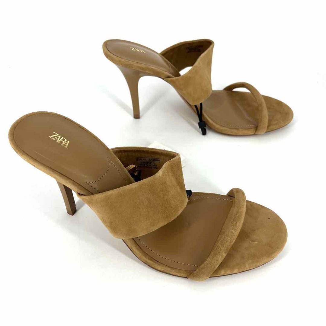 Shoe Size 10 ZARA Tan Heels