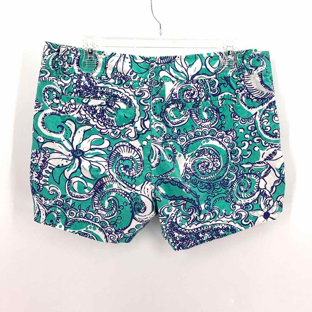 Size 10 Lilly Pulitzer Green Print Shorts
