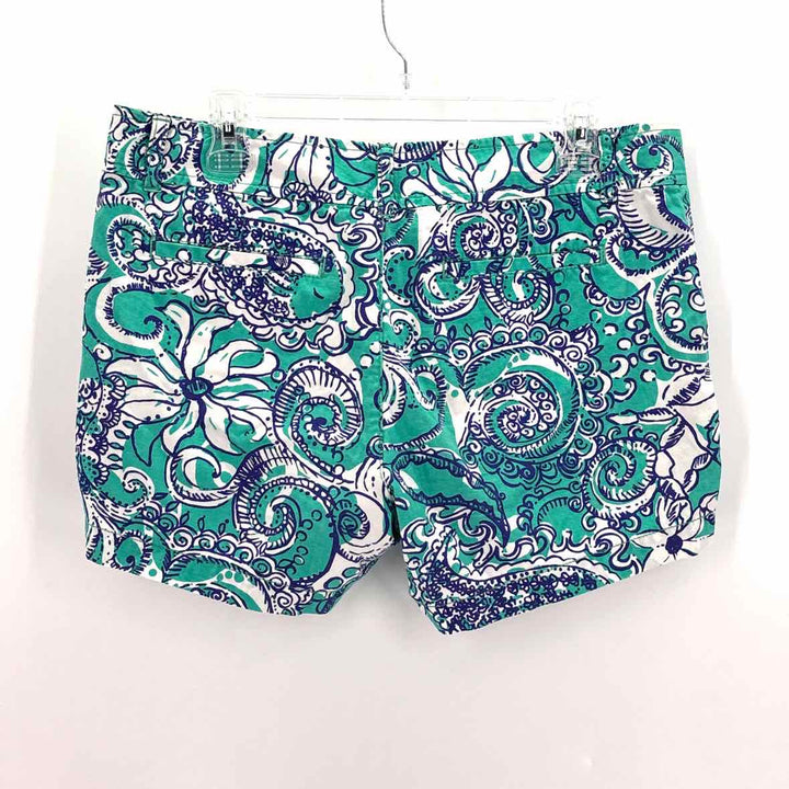 Size 10 Lilly Pulitzer Green Print Shorts