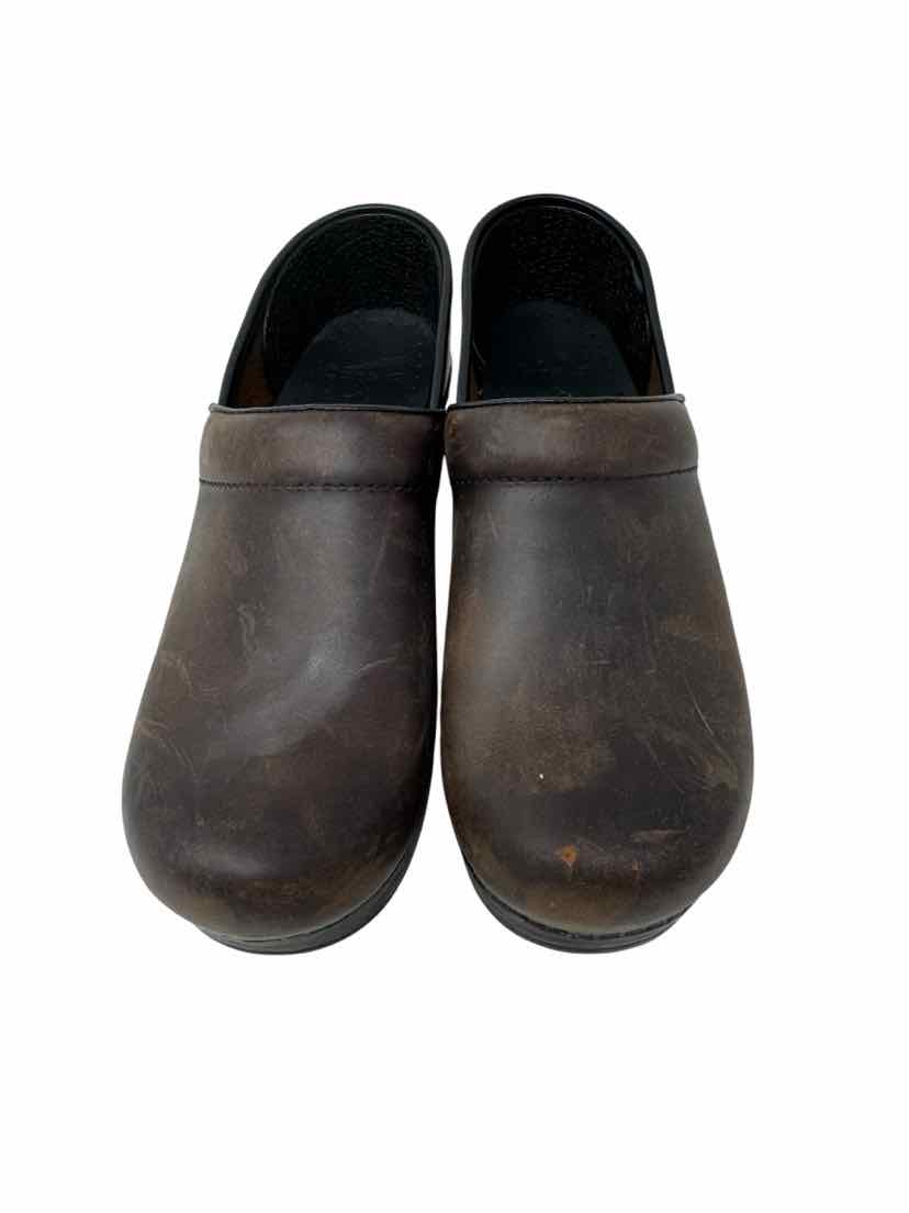 Shoe Size 39 DANSKO Brown Leather Mules