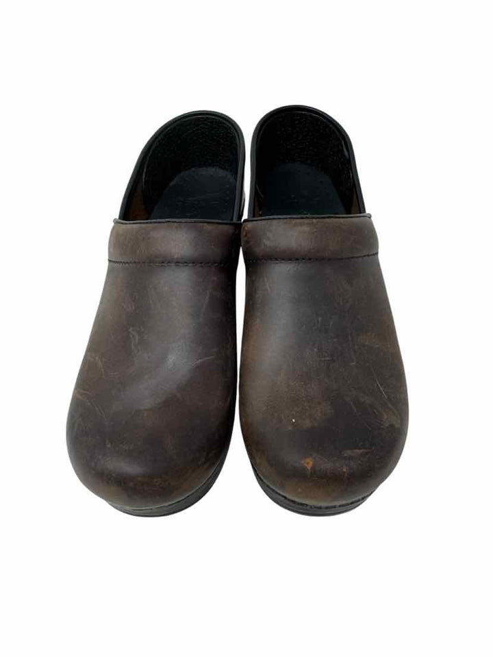 Shoe Size 39 DANSKO Brown Leather Mules