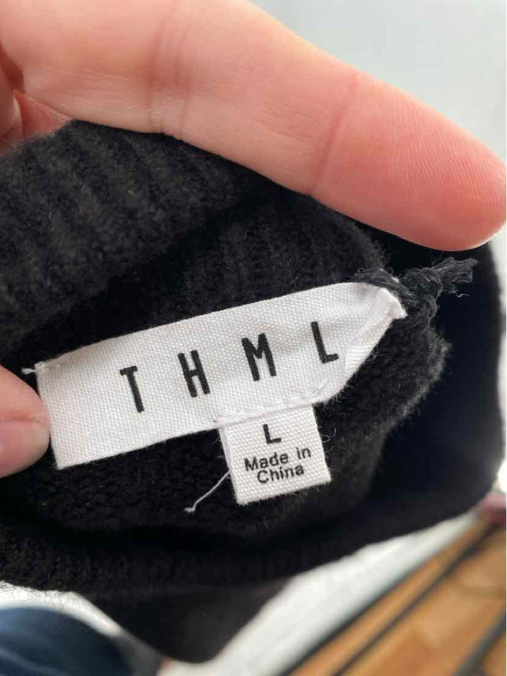Size L THML Black Sweater