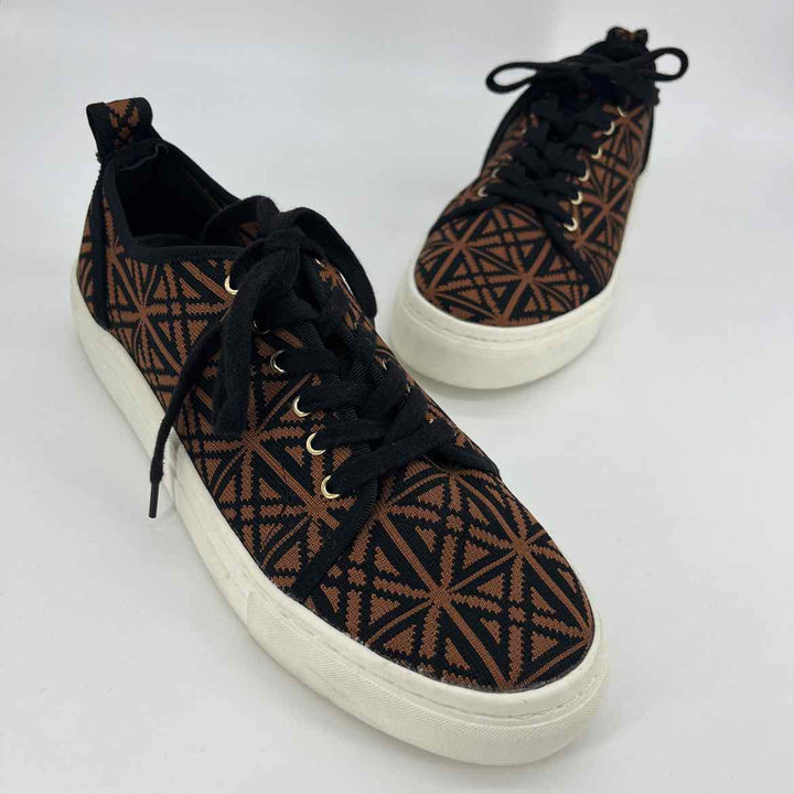 Shoe Size 8.5 ANTONIO MELANI Brown Knit Sneakers