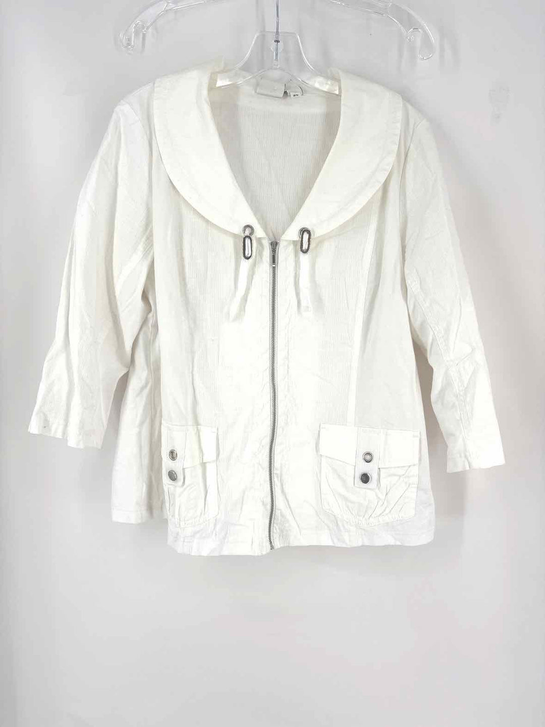 Size L Chico's White Jacket