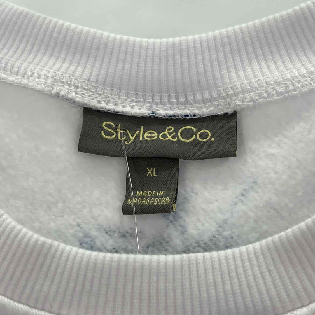 Size M Style & Co White Shirt