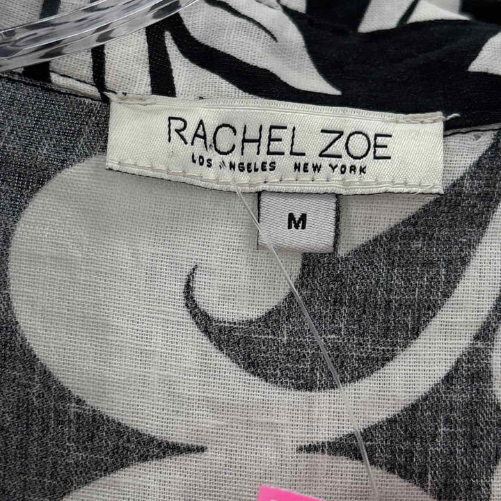 Size M RACHEL ZOE Black/White Shirt