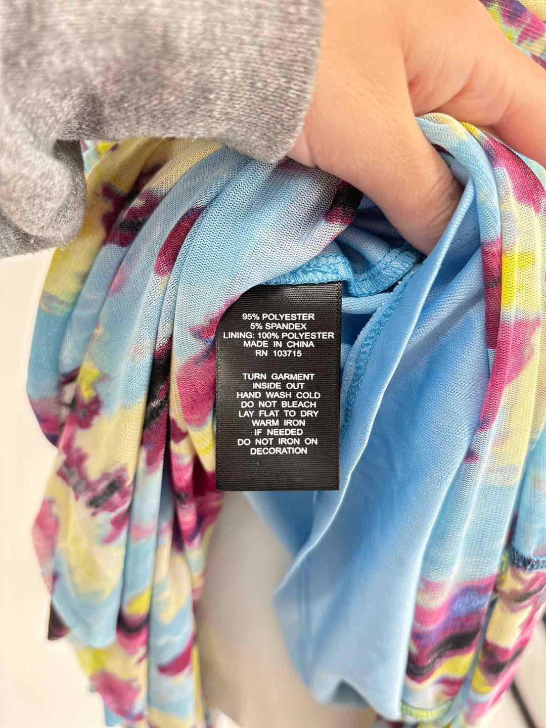 Size 6 NICOLE MILLER Multi-Color Dress