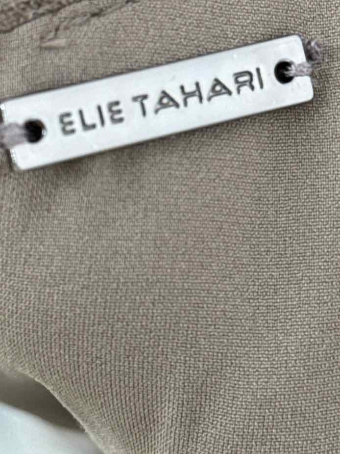 Size 2 ELIE TAHARI Gray Shirt