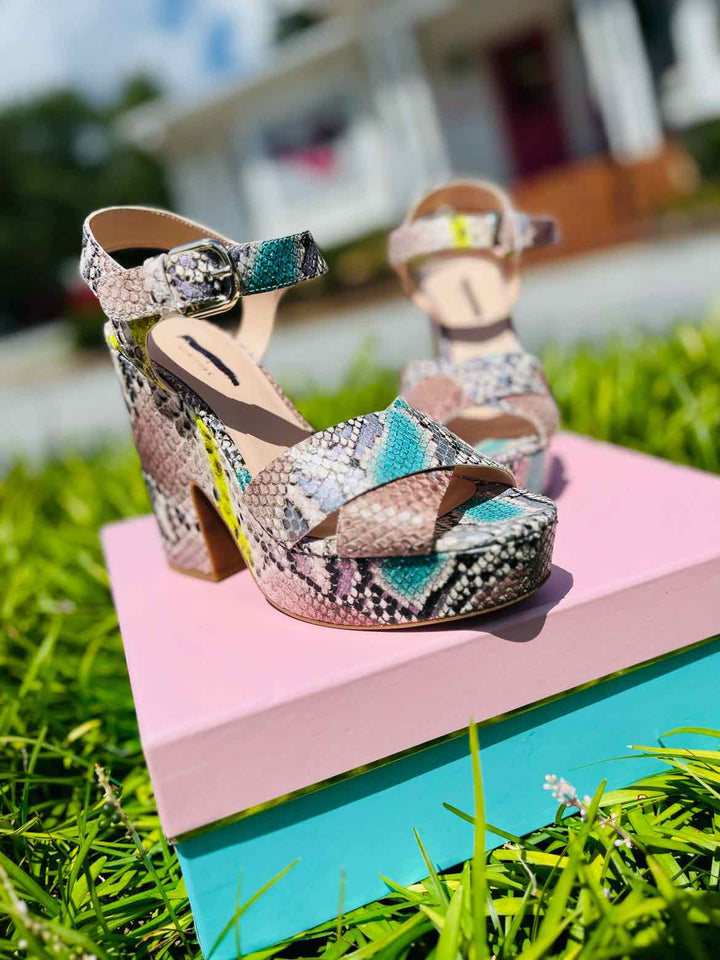 Shoe Size 6 Kate Spade Multi-Color Leather Sandals