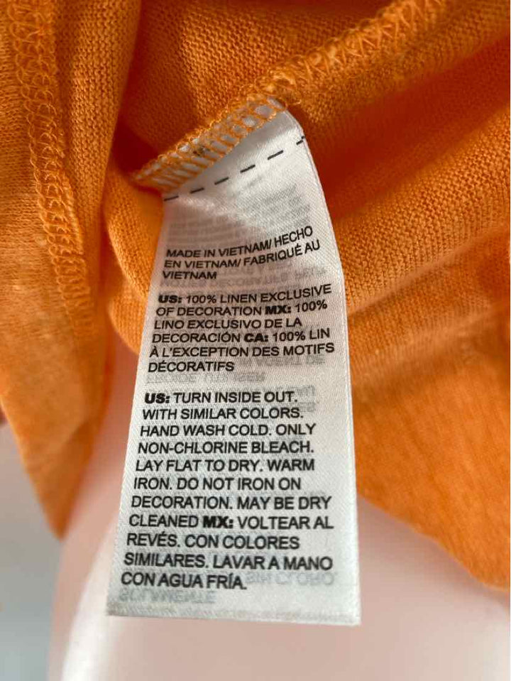 Size M Chico's Orange Shirt