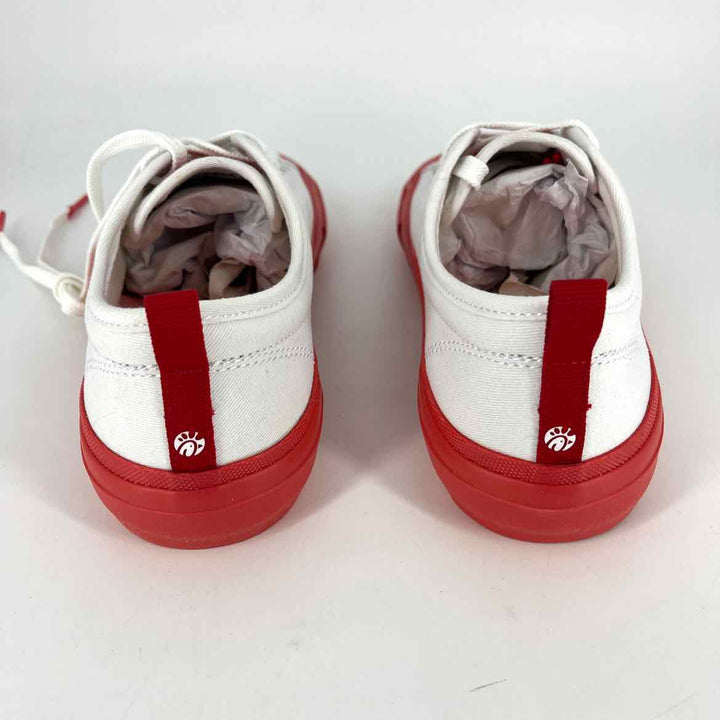 Shoe Size 8 White Canvas Sneakers
