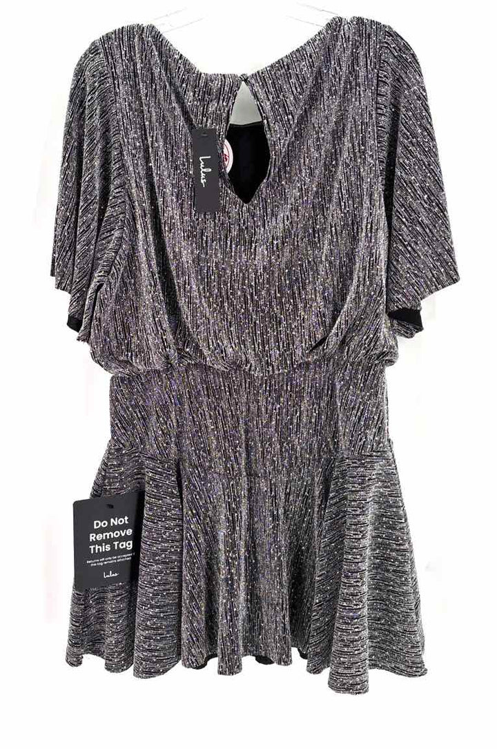 Size XL LULUS Silver Dress