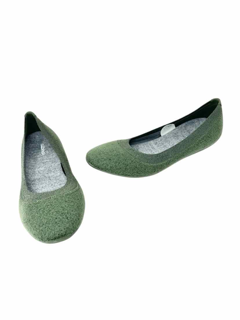 Shoe Size 10 ALL BIRDS Olive Flats