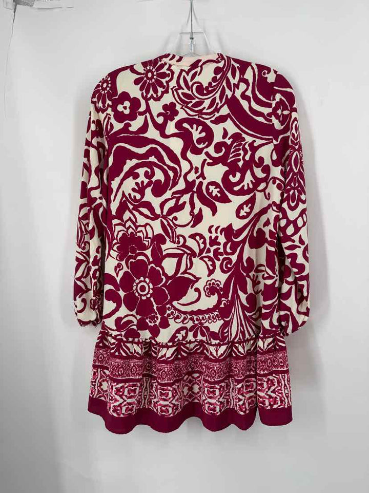 Size XS ZARA Purple Print Shirt