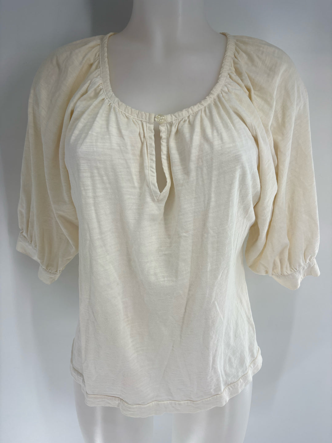 Size L Chico's Cream Shirt