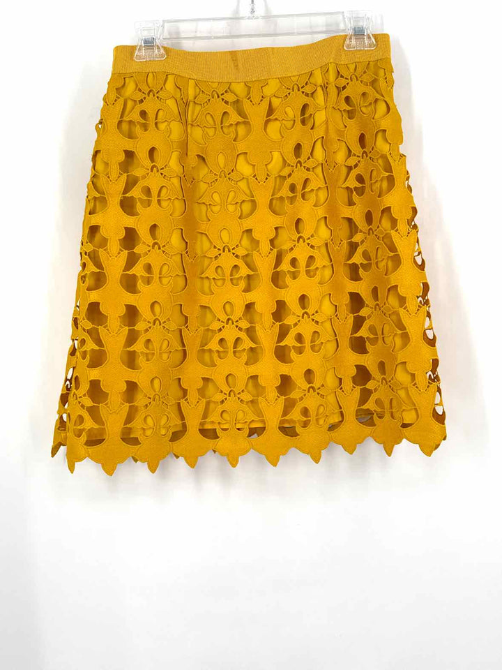 Size 4 LOFT Mustard Skirt