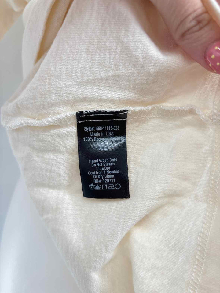 Size XL JENNI KAYNE Ivory Shirt