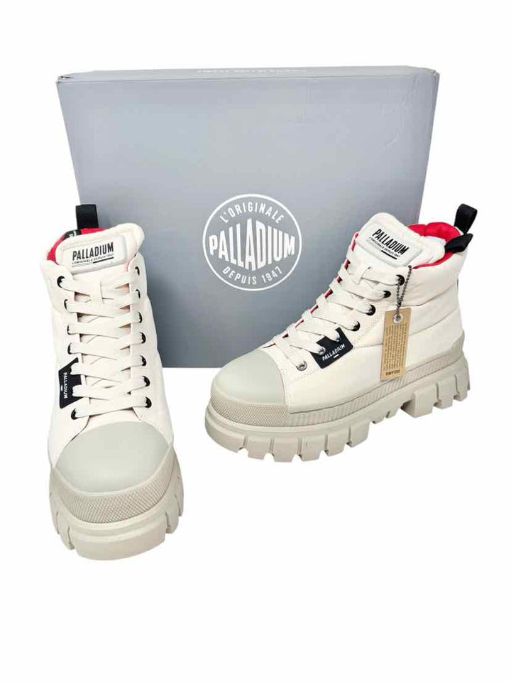 Shoe Size 10 Ivory Boots