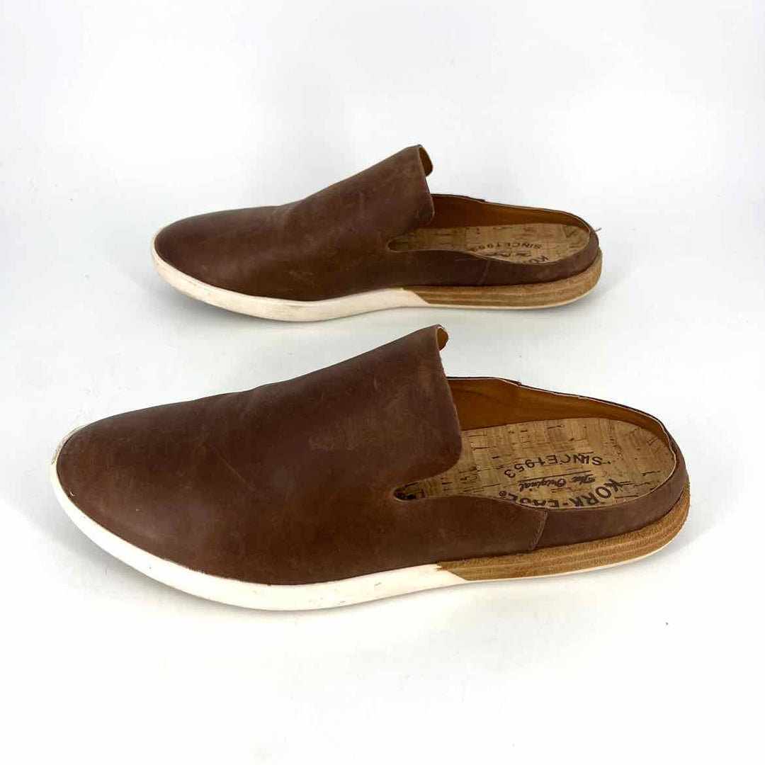Shoe Size 8 KORK EASE Brown Leather Loafers