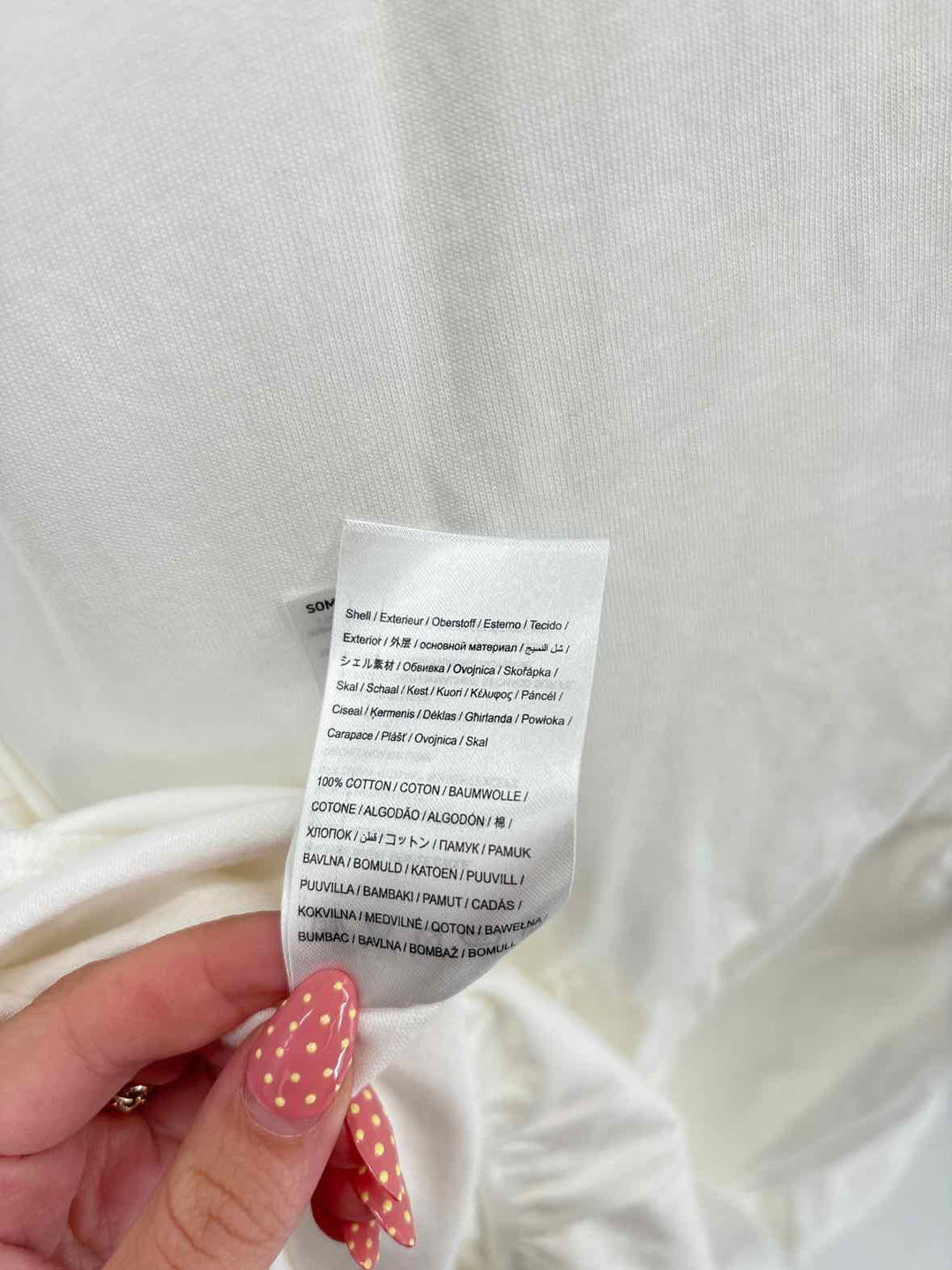 Size M FARM RIO White Cotton Dress