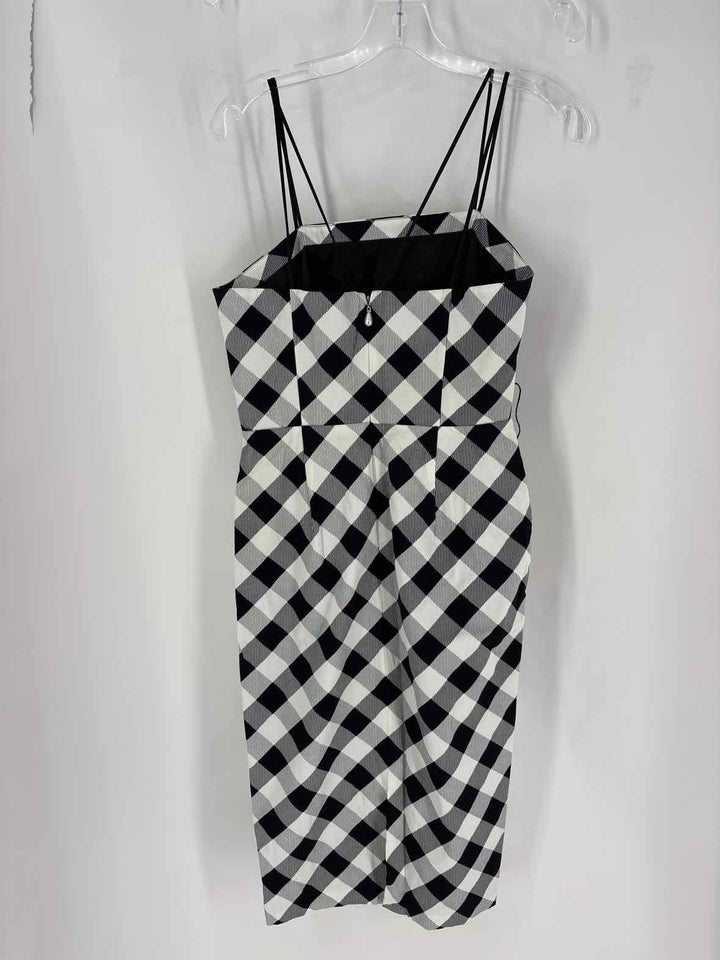 Size 4 White House Black Market Black/White Dress