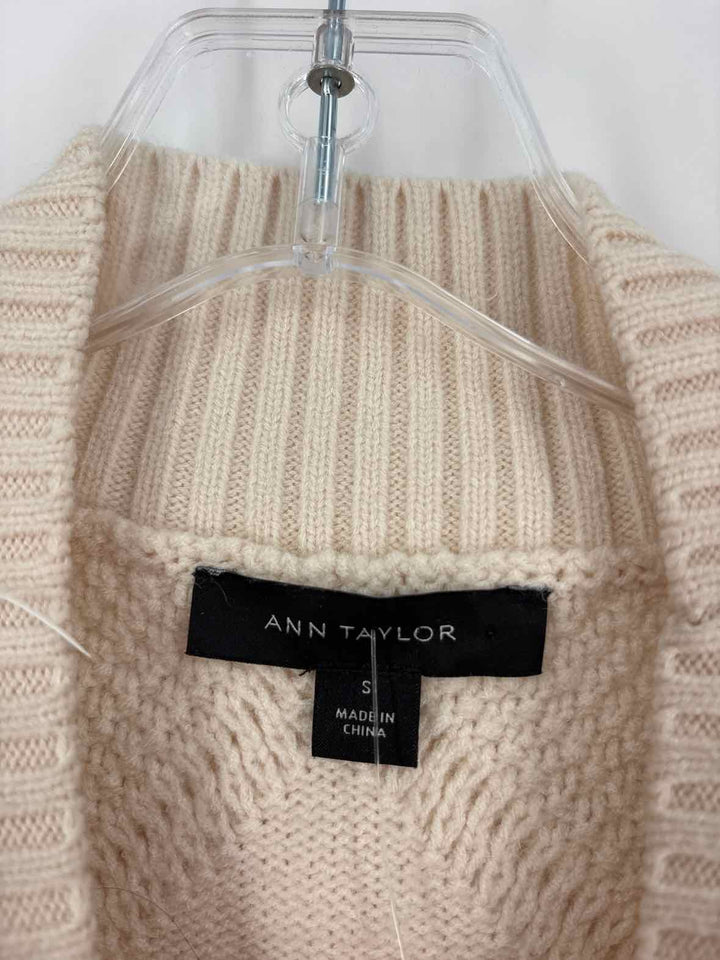 Size S Ann Taylor Cream Sweater