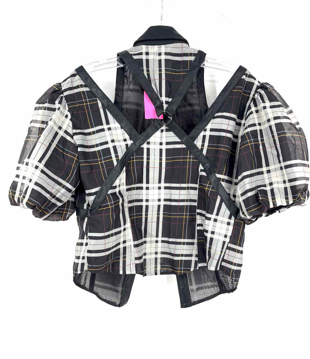 Size S Pilcro & the Letterpress Black Print Shirt