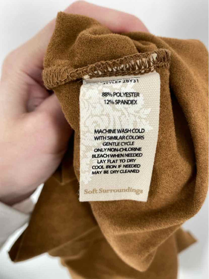 Size S SOFT SURROUNDINGS Brown Jacket