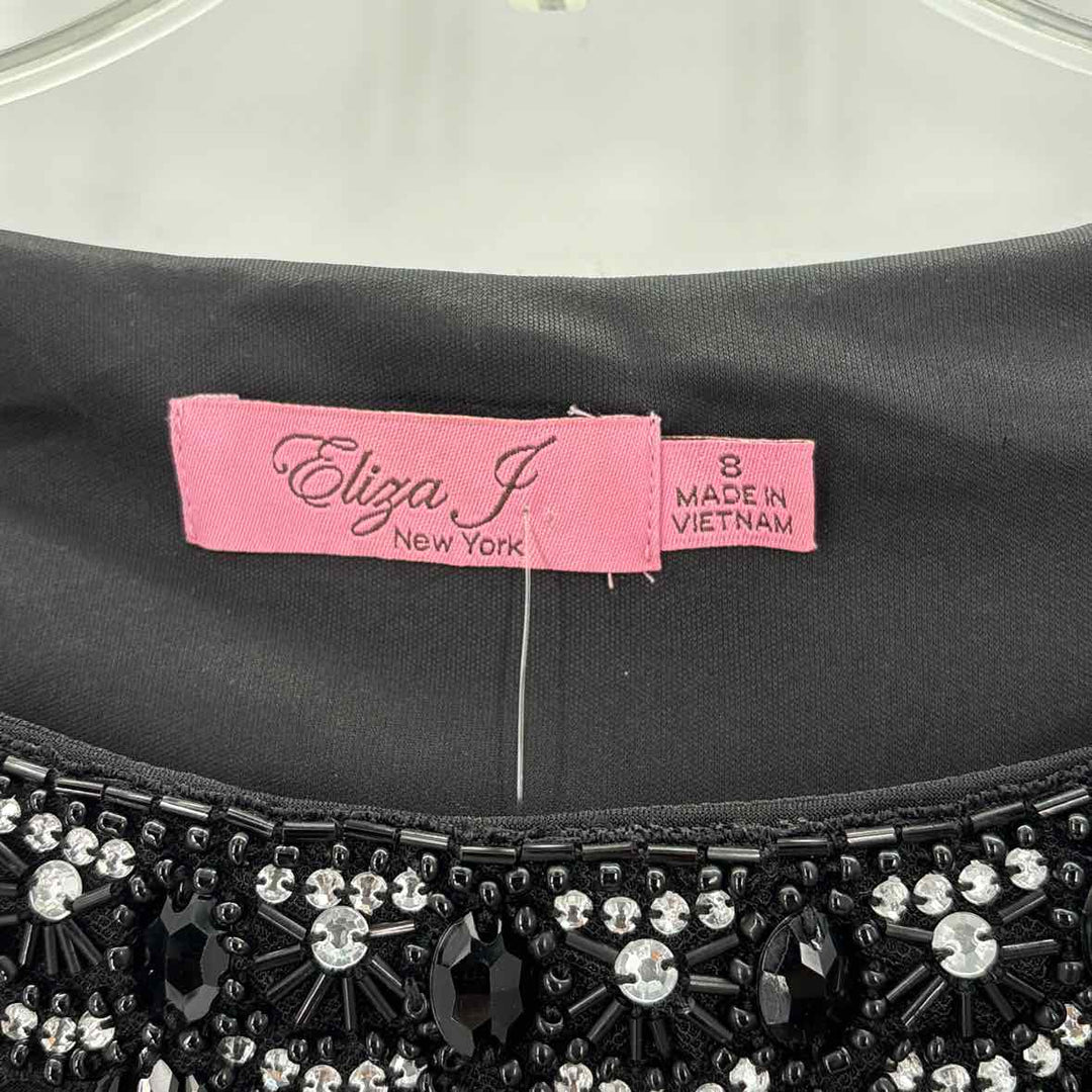Size 8 ELIZA J Black Dress